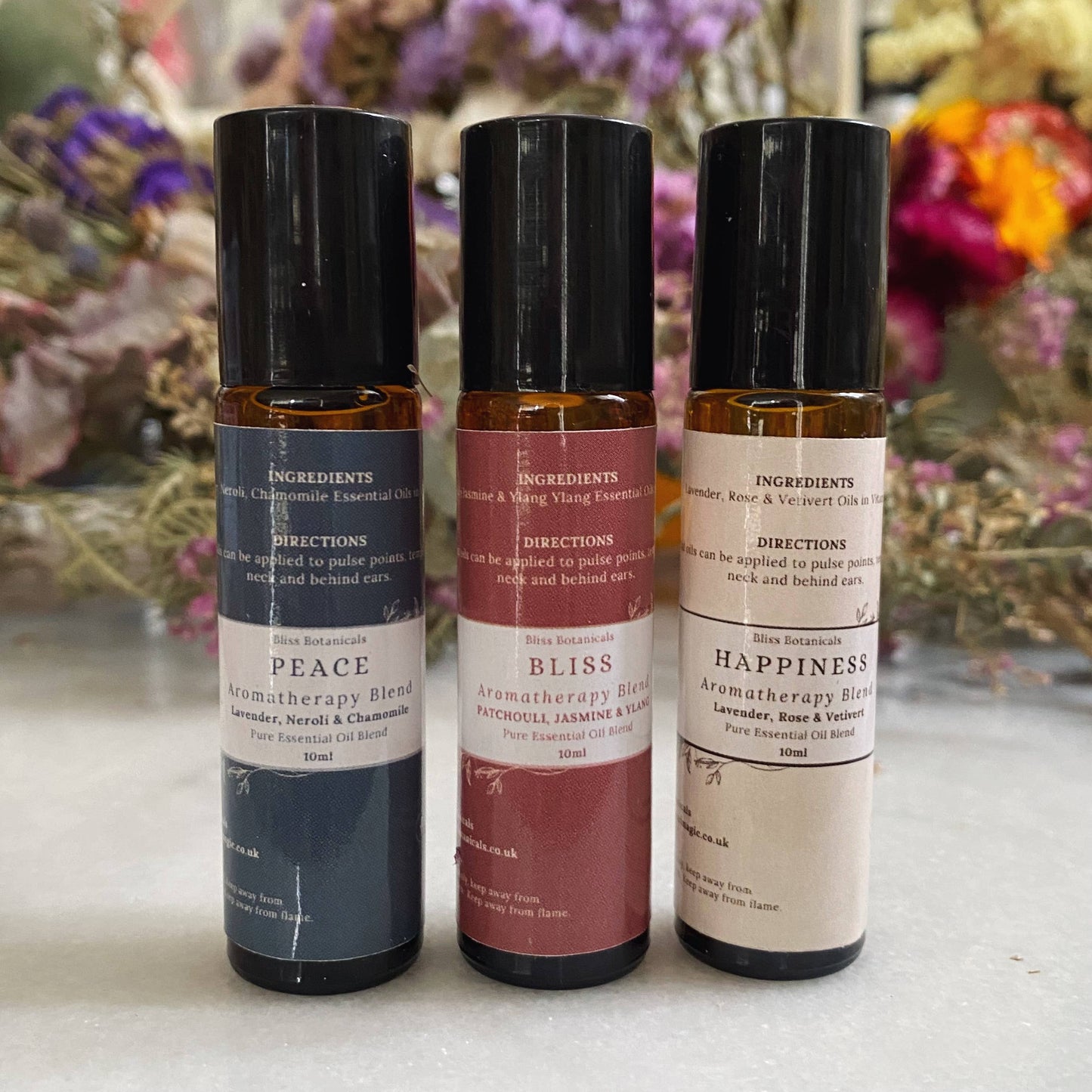 Aromatherapy Blends - Roll on Pulse Point Perfumes: Bliss