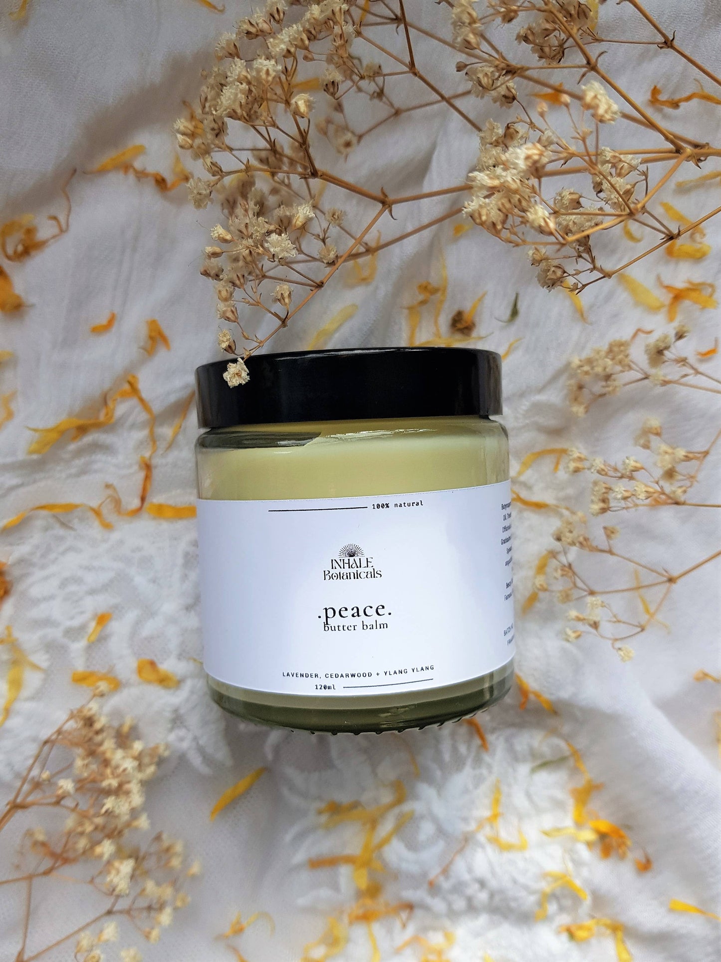 Peace Butter Balm, 120ml Glass Jar
