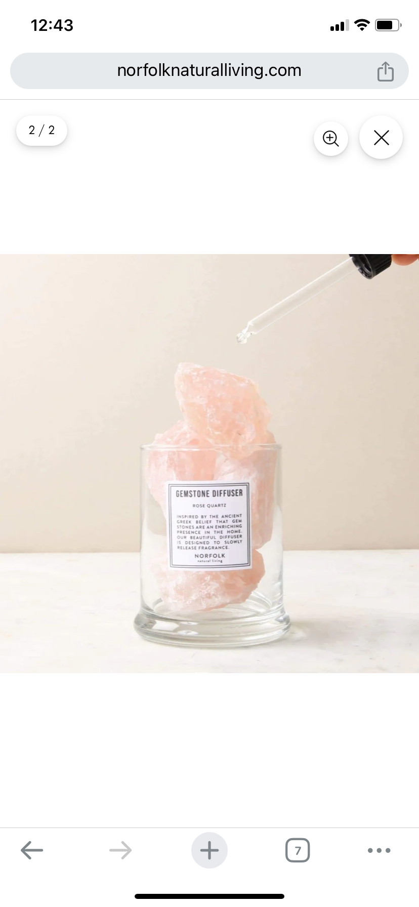 Norfolk Natural Living Gemstone Diffuser