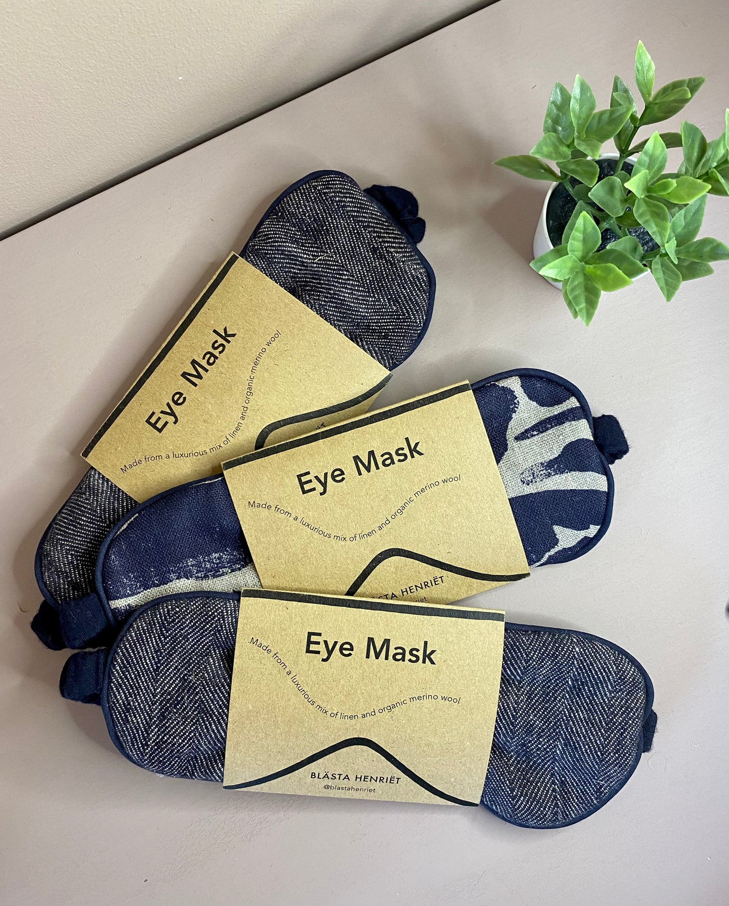Blasta Henriet - Sleep Mask - Linen/Merino