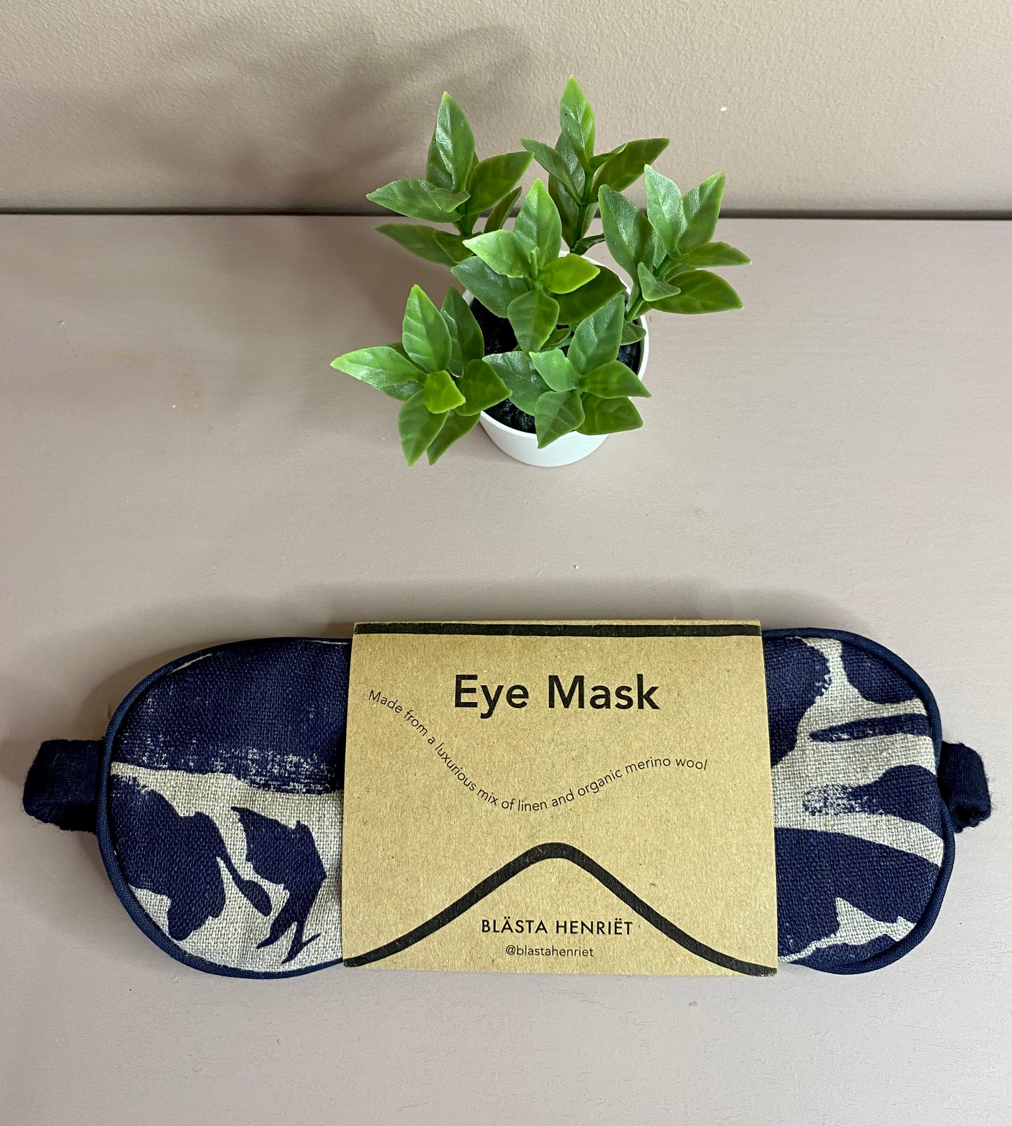 Blasta Henriet - Sleep Mask - Linen/Merino
