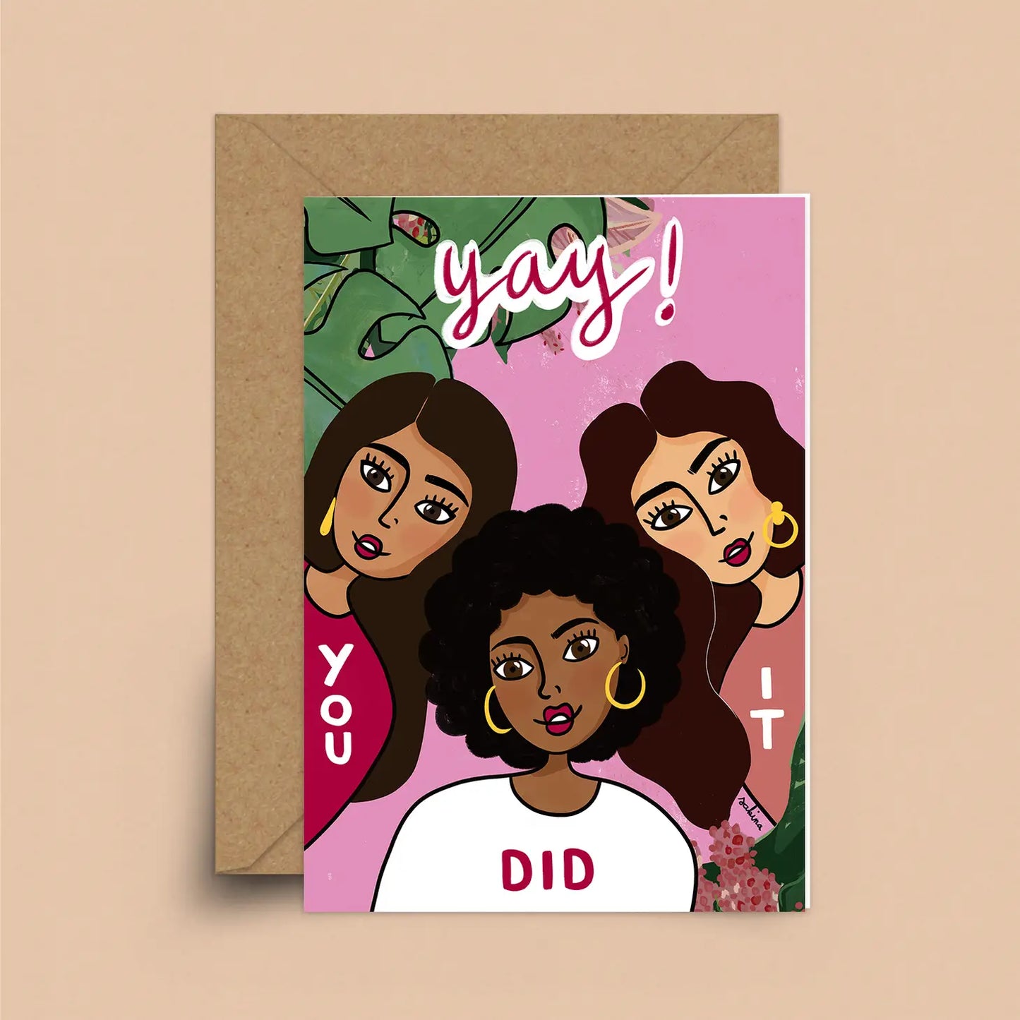 Heyimsakina - You did it card
