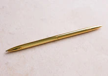 LSW Pen - Gold ballpoint pen with black ink & LSW logo