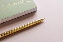 LSW Pen - Gold ballpoint pen with black ink & LSW logo