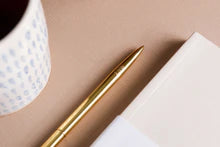 LSW Pen - Gold ballpoint pen with black ink & LSW logo