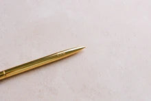 LSW Pen - Gold ballpoint pen with black ink & LSW logo