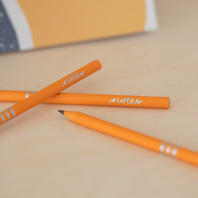 Vent for Change - 3 Orange Recycled Pencils in Earth Notes Sleeve