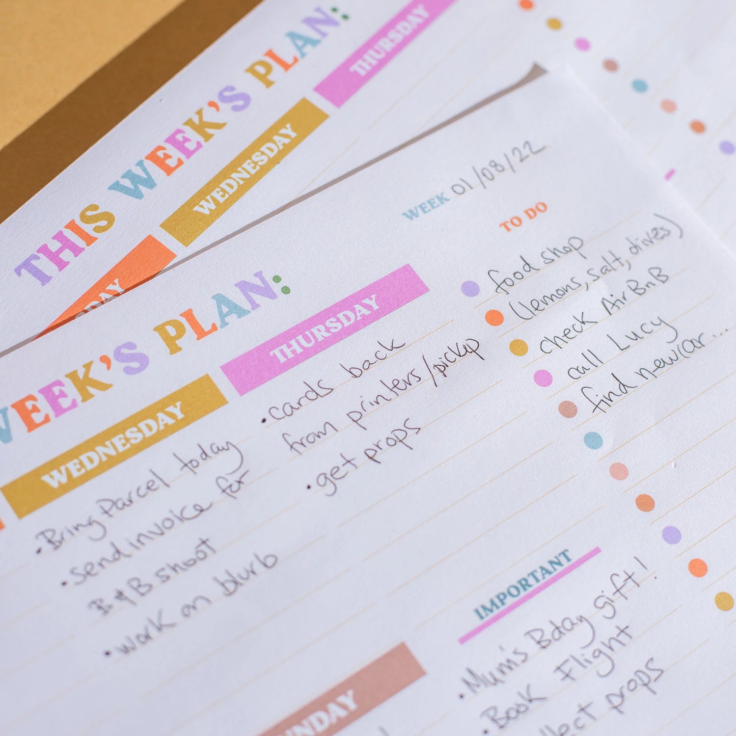 Once Upon A Tuesday A4 Weekly Planner Pad with Habit Tracker | You Got This