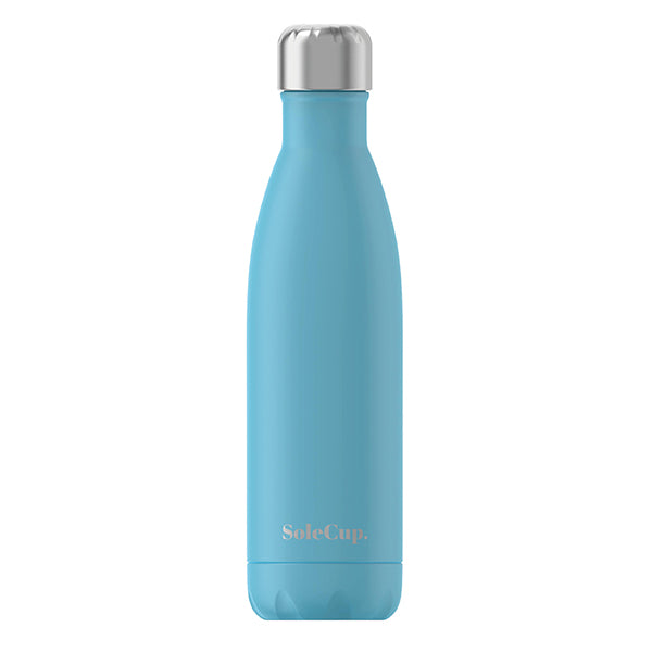 SoleCup Reusable Water Bottle - Light Blue 500ml