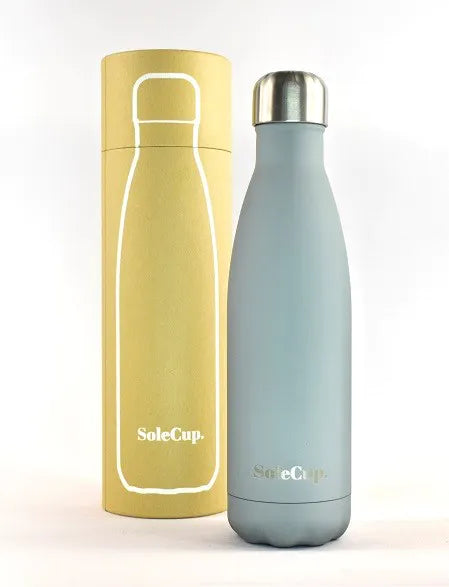 SoleCup Reusable Water Bottle - Grey 500ml