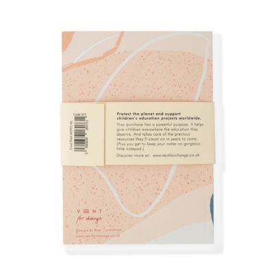 Vent for Change - Recycled A5 NOTES Book -Plain Paper – Coral