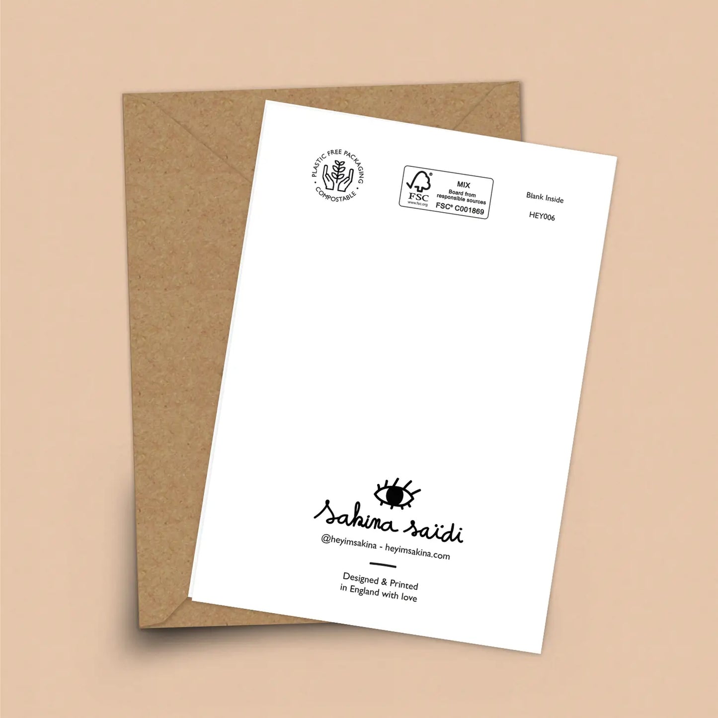 Heyimsakina - Happy New Home Card