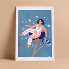 Heyimsakina Bloom Slow Print - A4