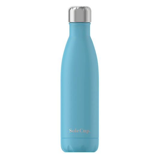 SoleCup Reusable Water Bottle - Light Blue 500ml