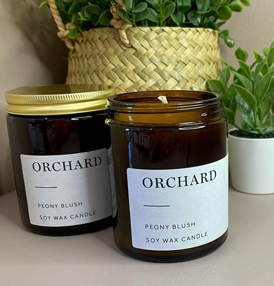 Orchard Candle Company - Small Amber Jar 180g
